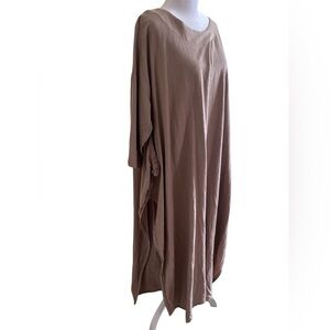 100% cotton tan Maxi Dress